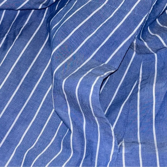 Matilda Jane Sandy Seashell Daydream Striped Tie Shoulder Swim Cover Up Dress - Picture 7 of 13